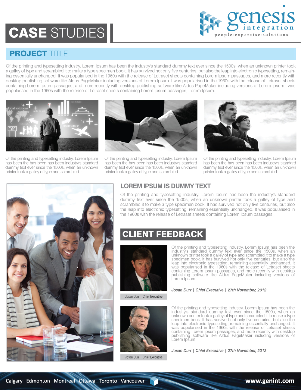 Graphic Design by Biswajit for Genesis Integration Inc. | Design #1238098