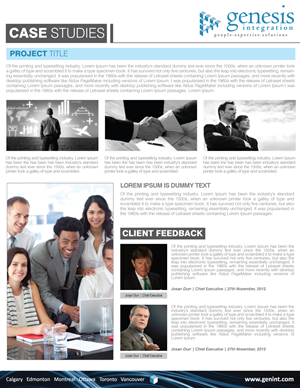 Graphic Design by Biswajit for Genesis Integration Inc. | Design: #1238098