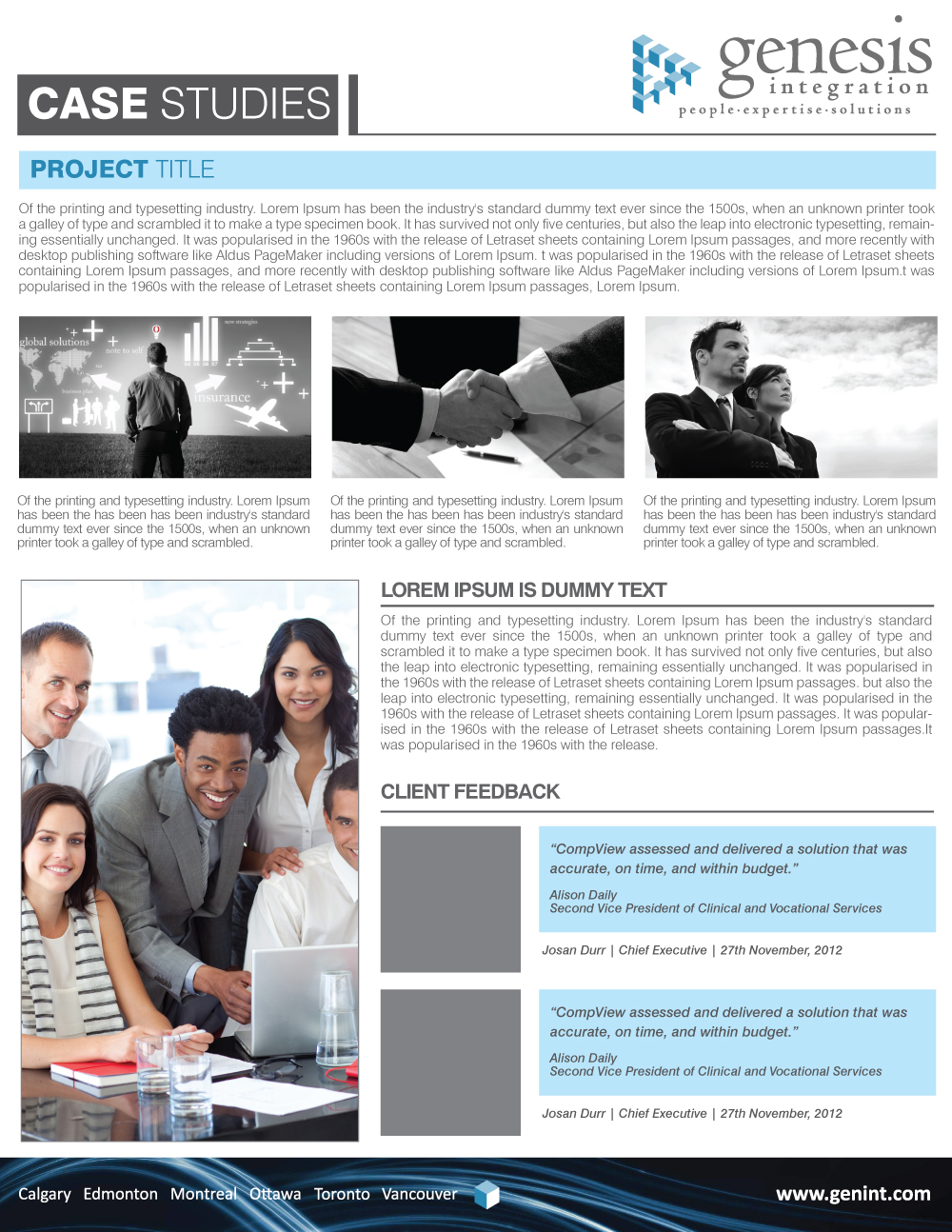 Graphic Design by Biswajit for Genesis Integration Inc. | Design #1238274