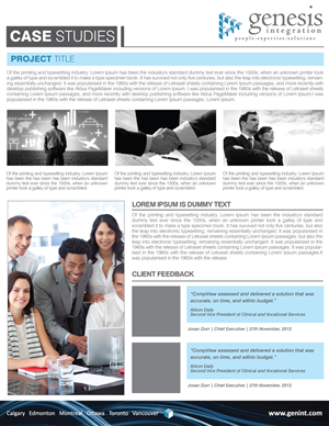 Graphic Design by Biswajit for Genesis Integration Inc. | Design: #1238274