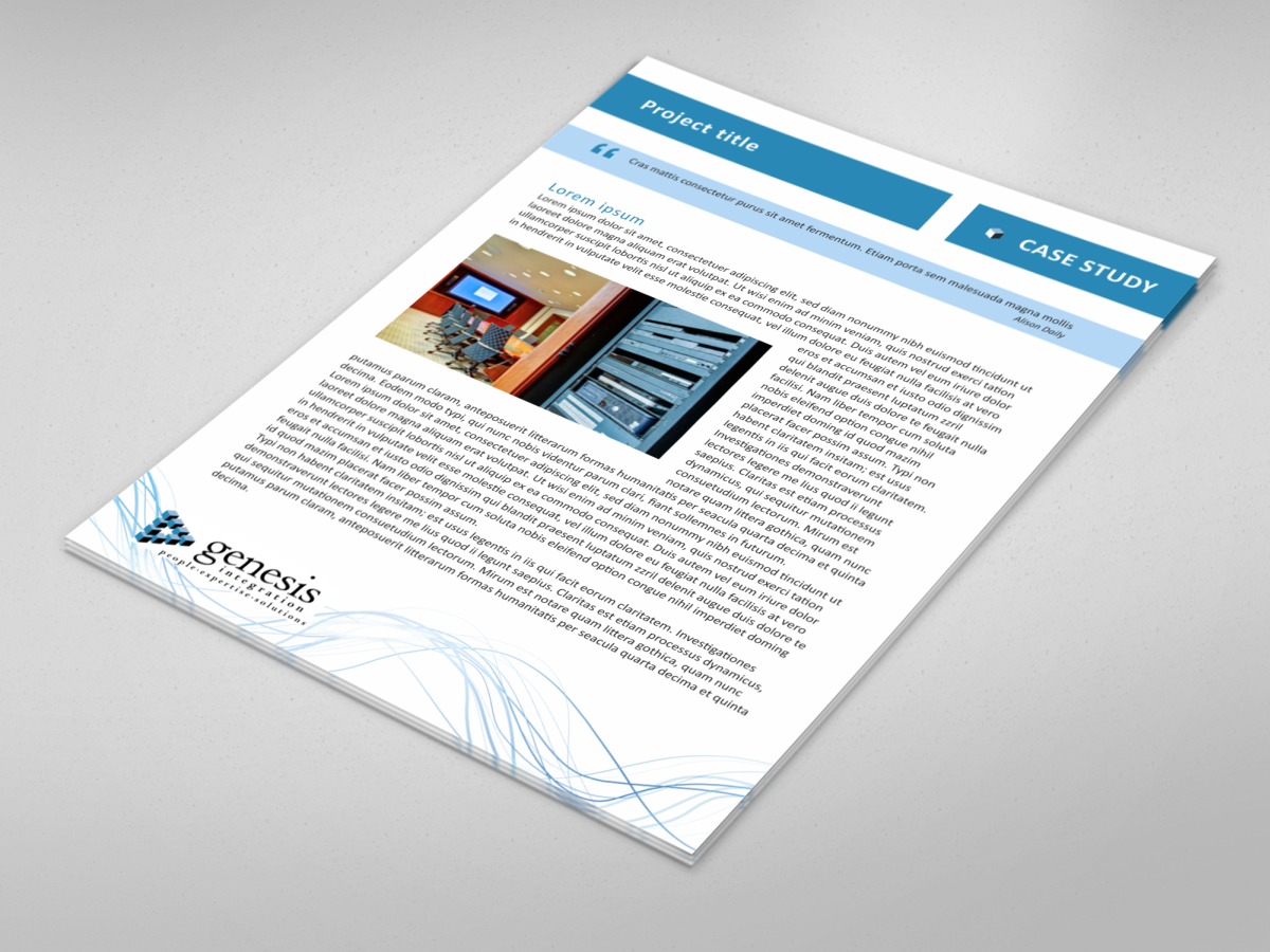 Graphic Design by HYPdesign for Genesis Integration Inc. | Design #1243536