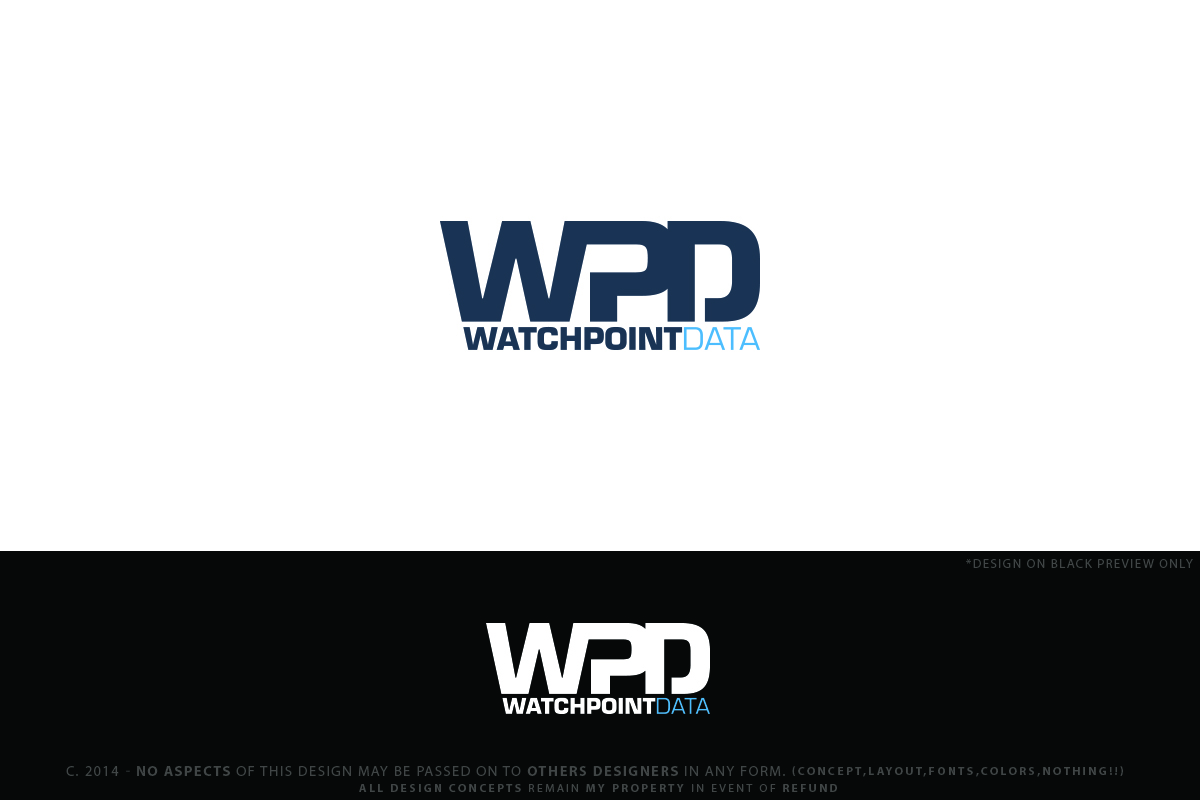 Logo Design by Senseless for WatchPoint Data | Design #4334656