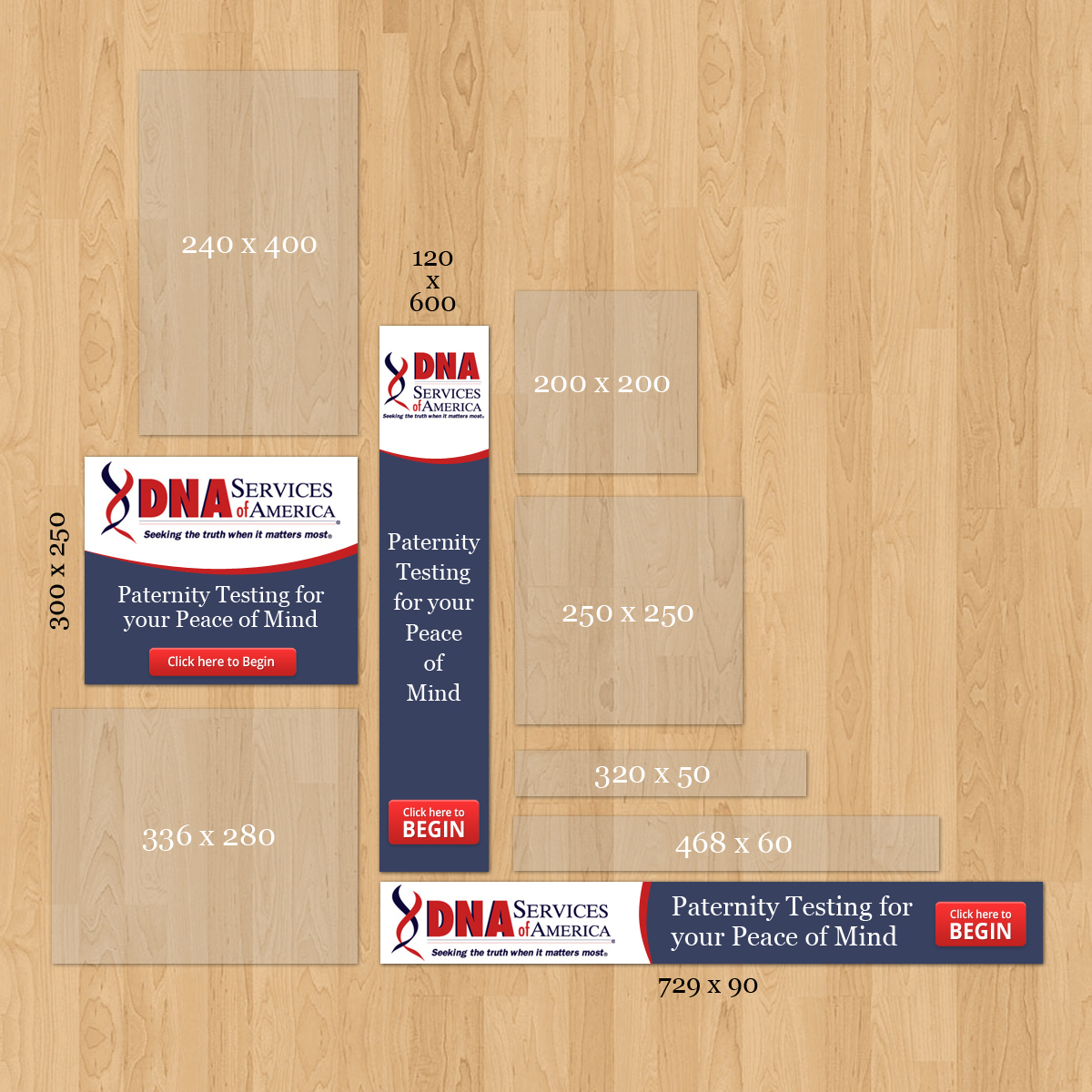 Design de Bannière  par Nelsur pour DNA Services of America | Design #4349138