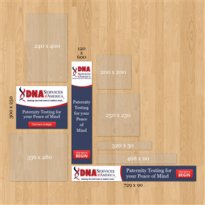 Design de Bannière  par Nelsur pour DNA Services of America | Design : #4349138