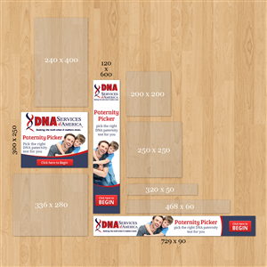 Banner Ad Design by Nelsur for DNA Services of America | Design #4349493