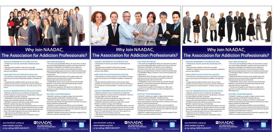 Flyer Design by JessicaD for NAADAC | Design #1263196