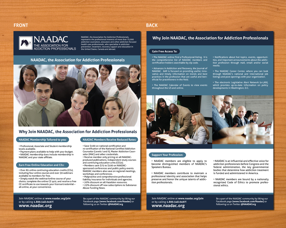 Flyer Design by Unity Design Studios for NAADAC | Design: #1292551