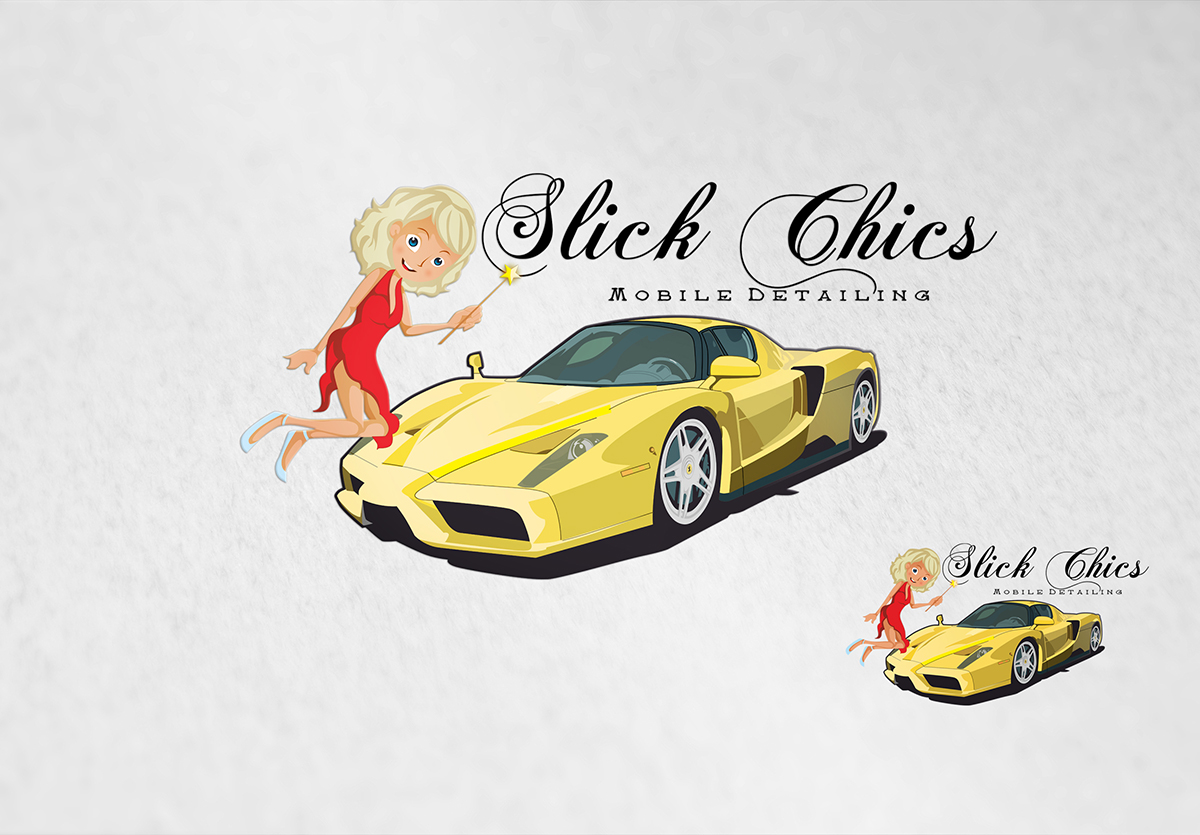 Logo Design by Tbobby979 for slick chics mobile detailing | Design #4420276