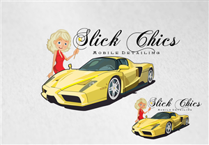 Logo Design by Tbobby979 for slick chics mobile detailing | Design: #4431467