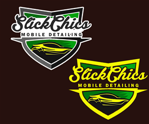 Logo Design by Mizpiggy for slick chics mobile detailing | Design: #4430463