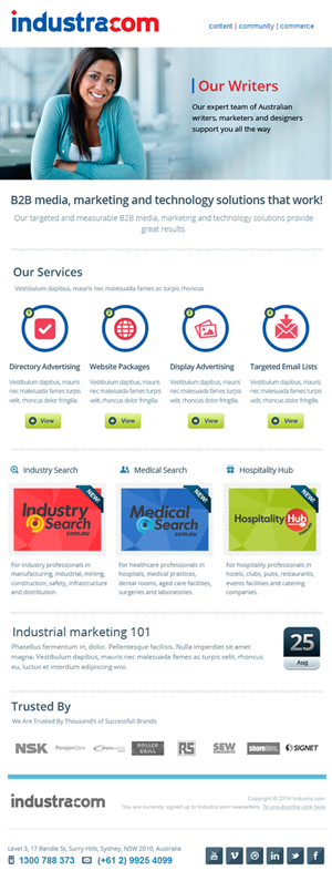Newsletter Design by bestdesignzzz