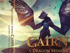 Updated ebook fantasy cover with feathered dragon and twisted tail | eBook Cover Design by joerchw
