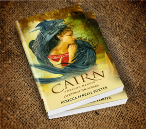 Updated ebook fantasy cover with feathered dragon and twisted tail | eBook Cover Design by Vanes7