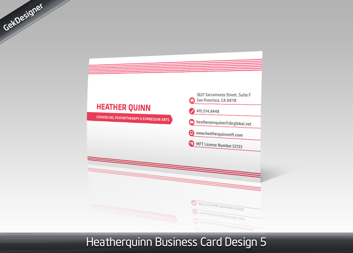Business Card Design by gekgrfx for this project | Design #1259368