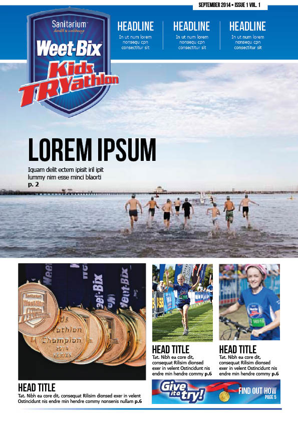 Magazine Design by bluish28 for this project | Design #4376162