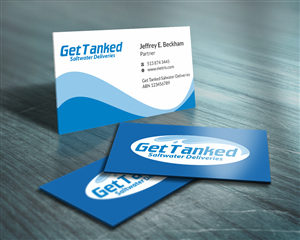 Salt Water Delivery Company Business Card Design | Design de Carte de Visite par HYPdesign