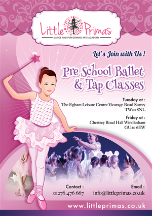 little primas pre school dance classes | Flyer Design by Jul-D