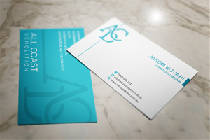 All Coast Demolition P/L business card