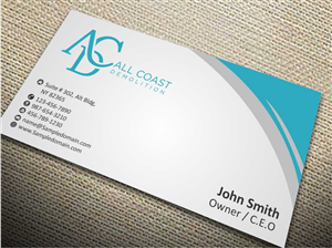Business Card Design by szabist for this project | Design: #4345017