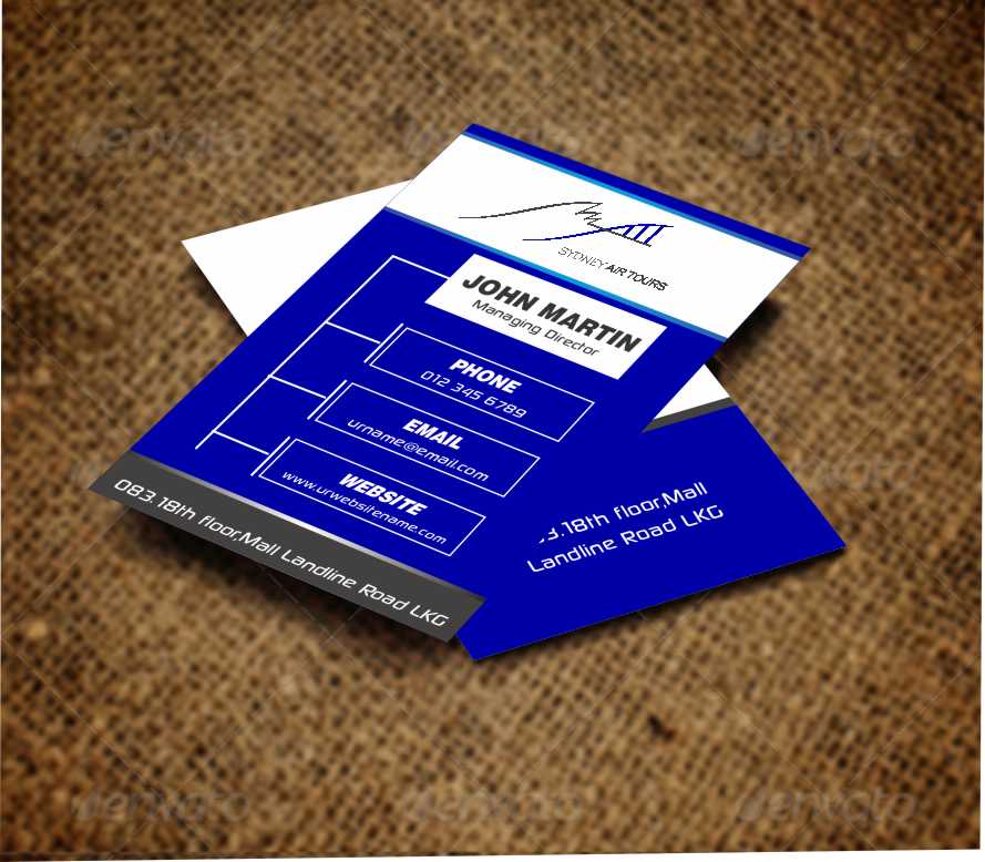 Business Card Design by AwsomeD for Sydney Air Tours | Design #4345619