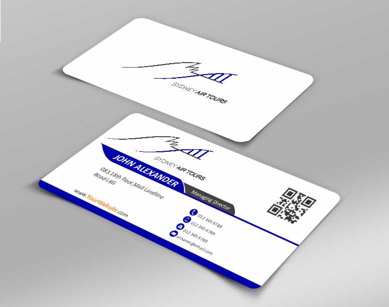 Business Card Design by AwsomeD for Sydney Air Tours | Design #4345620