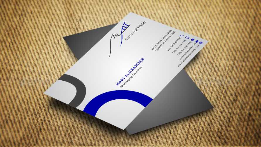 Business Card Design by AwsomeD for Sydney Air Tours | Design #4345621