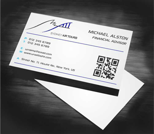 Business Card Design by AwsomeD for Sydney Air Tours | Design: #4345624