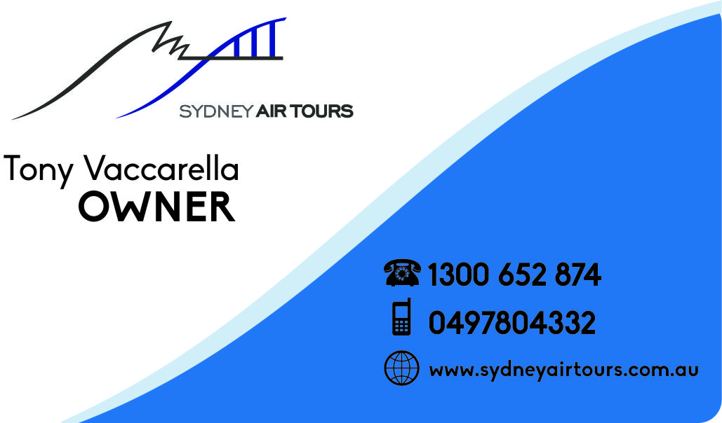 Business Card Design by bale. for Sydney Air Tours | Design #4355691