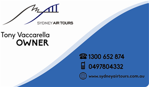 Business Card Design by bale. for Sydney Air Tours | Design: #4355691