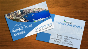 Sydney Air Tours business card | Business Card Design by Xyper_Design