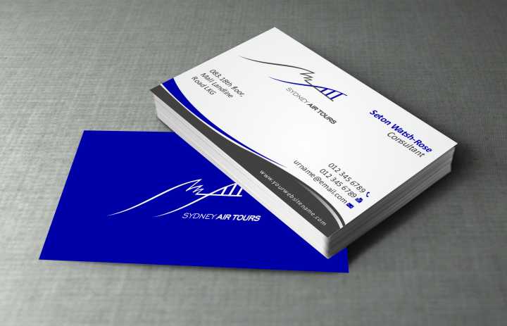 Business Card Design by szabist for Sydney Air Tours | Design #4345116