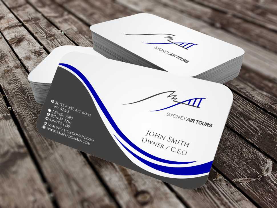 Business Card Design by szabist for Sydney Air Tours | Design #4345117