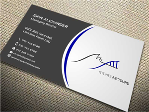 Business Card Design by szabist for Sydney Air Tours | Design: #4345118