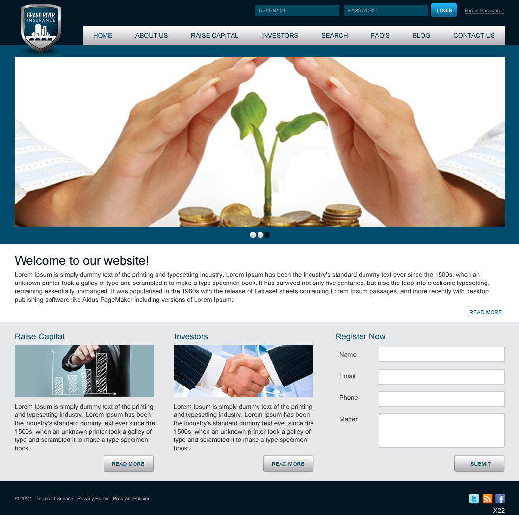 Web Design by pb for this project | Design #1243984