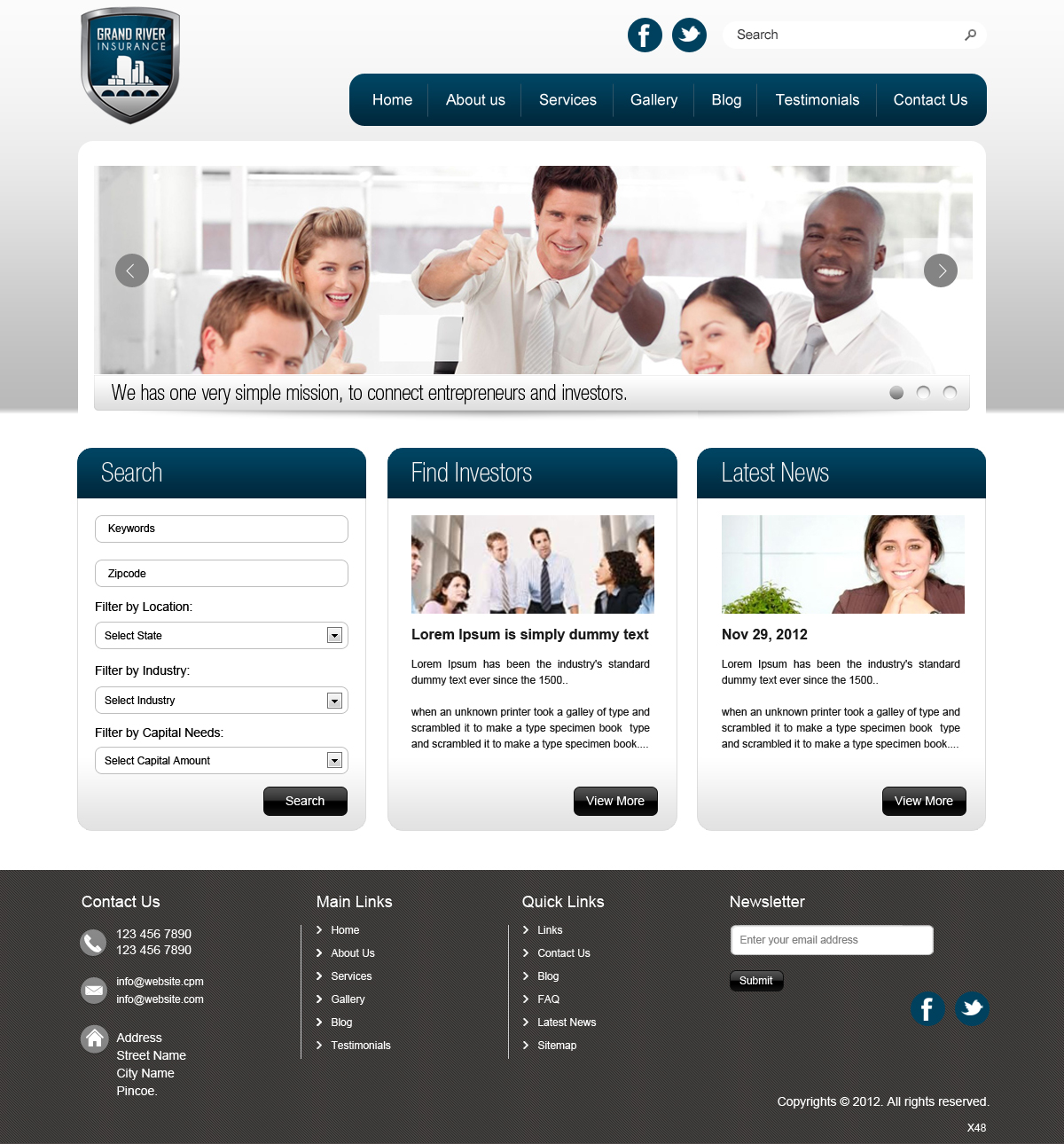 Web Design by pb for this project | Design #1243991