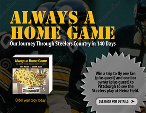 Steelers Bar Post Card  | Postcard Design by an3