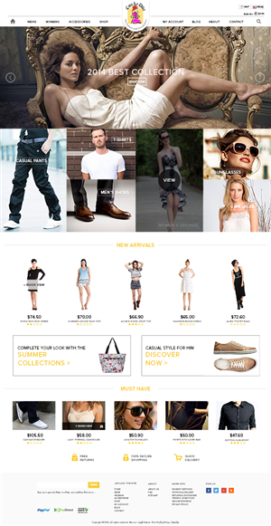 Web Design par Jan Mutakin pour COCO LA DIVA | Design #4410603