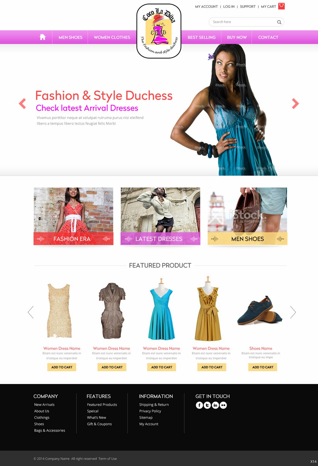 Web Design by pb for COCO LA DIVA | Design #4381795