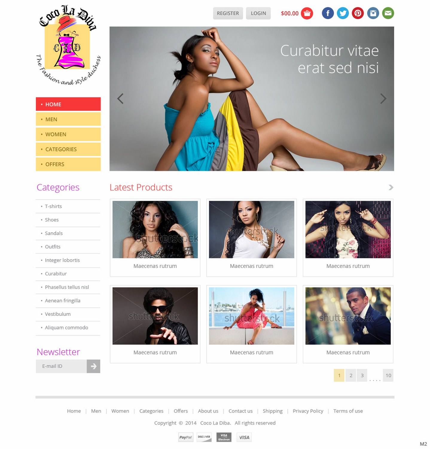 Web Design by pb for COCO LA DIVA | Design #4381797