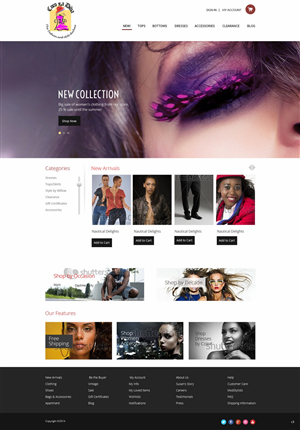 Web Design by pb for COCO LA DIVA | Design: #4388465