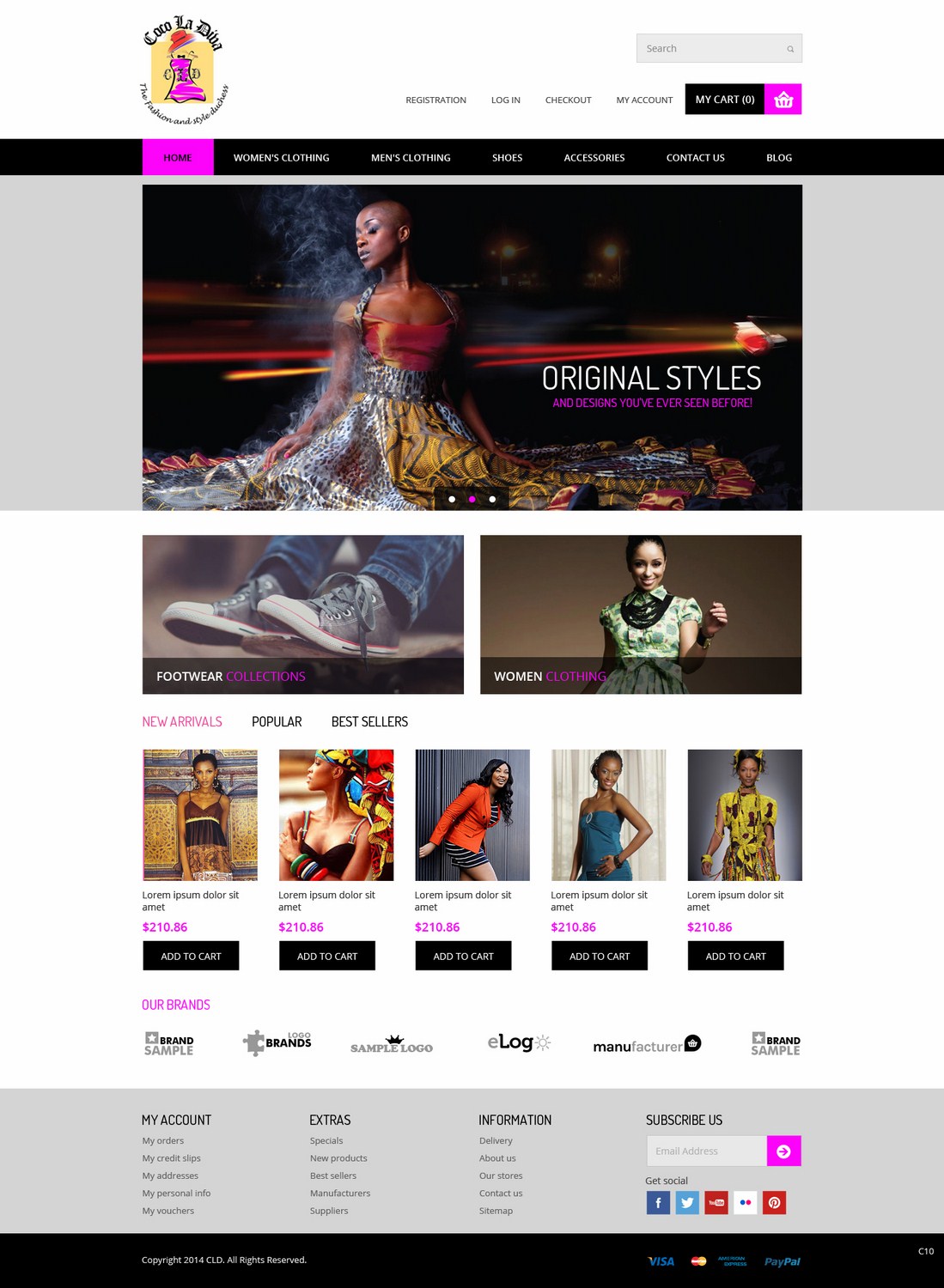 Web Design by pb for COCO LA DIVA | Design #4388469