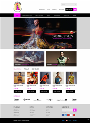 Web Design by pb for COCO LA DIVA | Design: #4388469