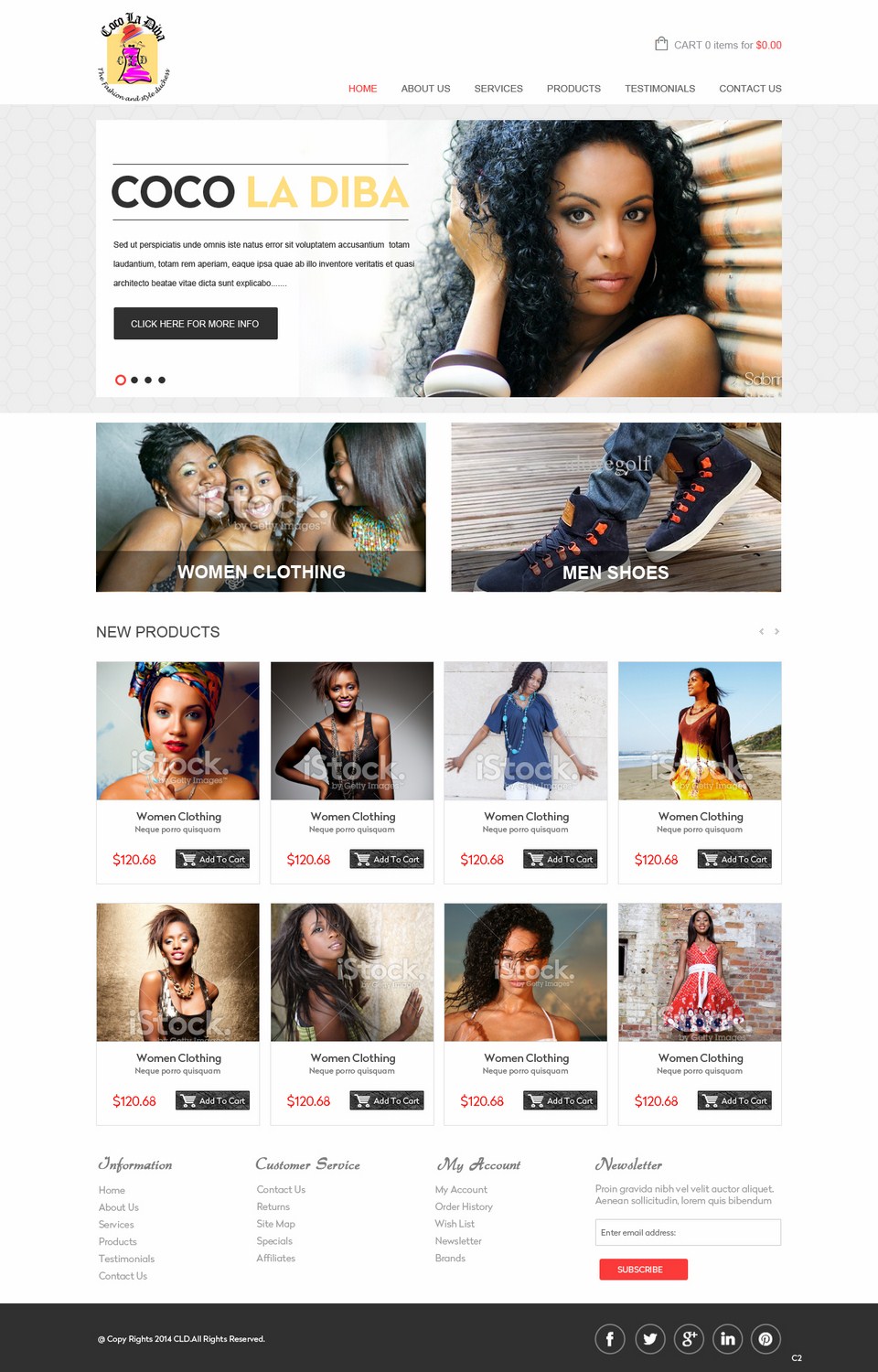 Web Design by pb for COCO LA DIVA | Design #4388480