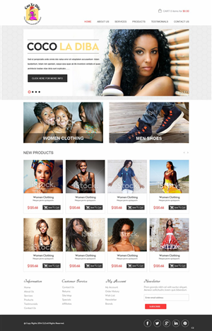 Web Design by pb for COCO LA DIVA | Design: #4388480