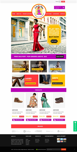 Web Design by pb for COCO LA DIVA | Design: #4424792