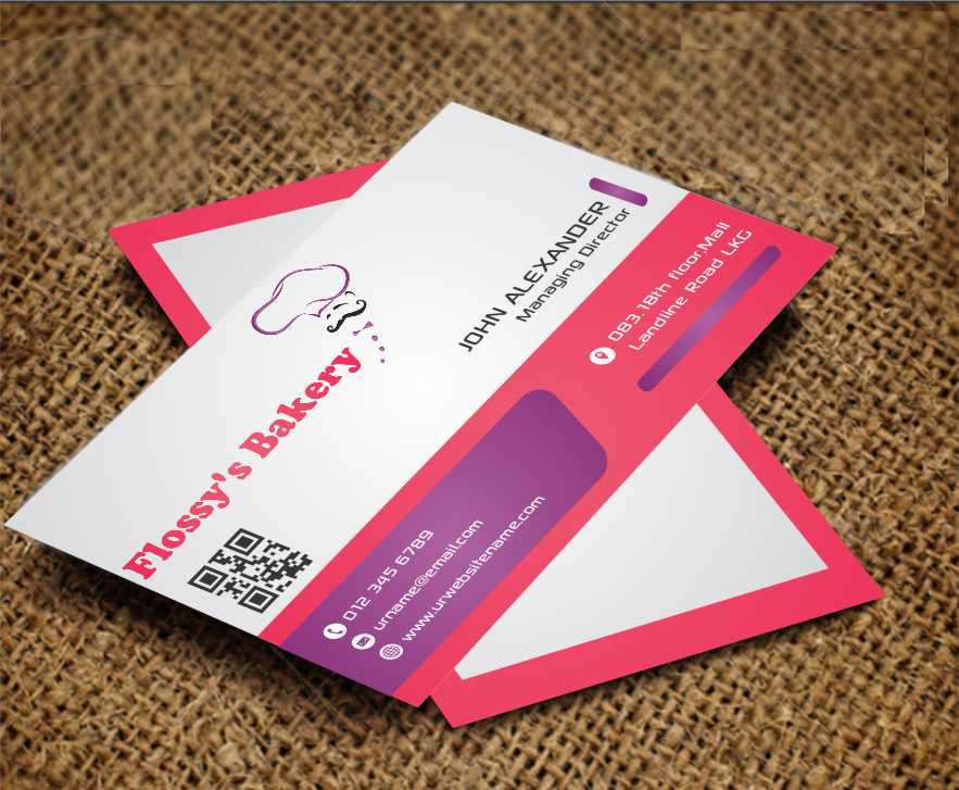 Business Card Design by AwsomeD for FLOSSY''S BAKERY PTY LTD | Design #4344579