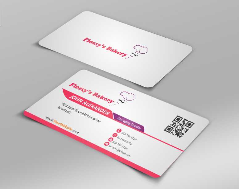 Business Card Design by AwsomeD for FLOSSY''S BAKERY PTY LTD | Design #4344585