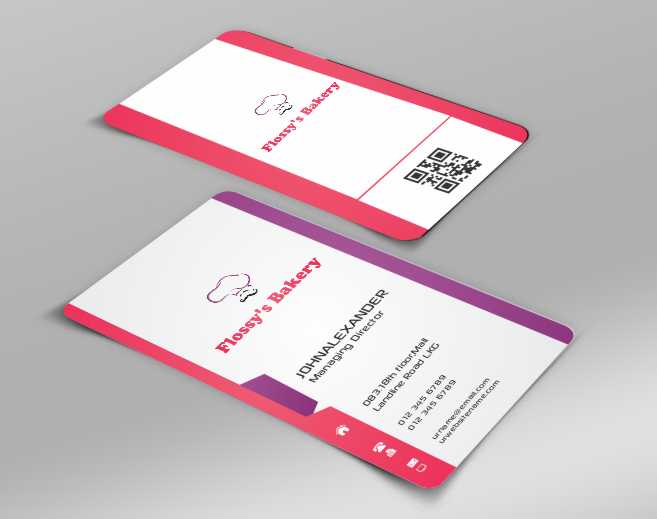 Business Card Design by AwsomeD for FLOSSY''S BAKERY PTY LTD | Design #4344588