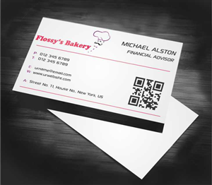 Business Card Design by AwsomeD for FLOSSY''S BAKERY PTY LTD | Design: #4344593