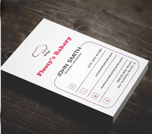 Visitenkarten-Design von AwsomeD für FLOSSY''S BAKERY PTY LTD | Design: #4344604
